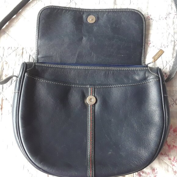 Vintage 80s JACQUES ESTEREL Leather Crossbody Bag - Picture 6 of 16